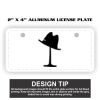 2" X 4" Aluminum License Plate  Thumbnail