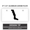 2" X 4" Aluminum License Plate  Thumbnail