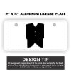 2" X 4" Aluminum License Plate  Thumbnail