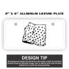 2" X 4" Aluminum License Plate  Thumbnail
