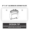 2" X 4" Aluminum License Plate  Thumbnail