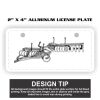 2" X 4" Aluminum License Plate  Thumbnail