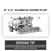 2" X 4" Aluminum License Plate  Thumbnail
