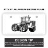 2" X 4" Aluminum License Plate  Thumbnail