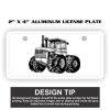 2" X 4" Aluminum License Plate  Thumbnail