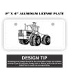 2" X 4" Aluminum License Plate  Thumbnail