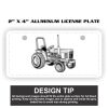 2" X 4" Aluminum License Plate  Thumbnail