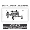 2" X 4" Aluminum License Plate  Thumbnail