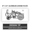 2" X 4" Aluminum License Plate  Thumbnail