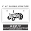 2" X 4" Aluminum License Plate  Thumbnail