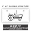 2" X 4" Aluminum License Plate  Thumbnail