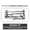 2" X 4" Aluminum License Plate  Thumbnail