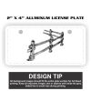 2" X 4" Aluminum License Plate  Thumbnail