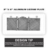 2" X 4" Aluminum License Plate  Thumbnail