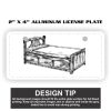 2" X 4" Aluminum License Plate  Thumbnail