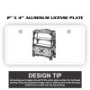 2" X 4" Aluminum License Plate  Thumbnail