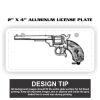 2" X 4" Aluminum License Plate  Thumbnail