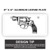 2" X 4" Aluminum License Plate  Thumbnail