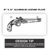 2" X 4" Aluminum License Plate  Thumbnail