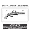 2" X 4" Aluminum License Plate  Thumbnail