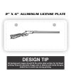2" X 4" Aluminum License Plate  Thumbnail