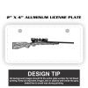 2" X 4" Aluminum License Plate  Thumbnail