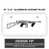 2" X 4" Aluminum License Plate  Thumbnail
