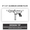 2" X 4" Aluminum License Plate  Thumbnail
