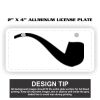 2" X 4" Aluminum License Plate  Thumbnail