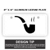 2" X 4" Aluminum License Plate  Thumbnail