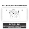 2" X 4" Aluminum License Plate  Thumbnail
