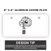 2" X 4" Aluminum License Plate  Thumbnail