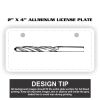 2" X 4" Aluminum License Plate  Thumbnail