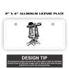 2" X 4" Aluminum License Plate  Thumbnail