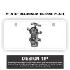2" X 4" Aluminum License Plate  Thumbnail