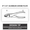 2" X 4" Aluminum License Plate  Thumbnail