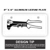2" X 4" Aluminum License Plate  Thumbnail
