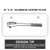2" X 4" Aluminum License Plate  Thumbnail