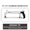 2" X 4" Aluminum License Plate  Thumbnail