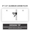 2" X 4" Aluminum License Plate 2" X 4" Aluminum License Plate Thumbnail