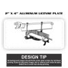 2" X 4" Aluminum License Plate  Thumbnail