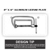 2" X 4" Aluminum License Plate  Thumbnail