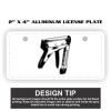 2" X 4" Aluminum License Plate  Thumbnail