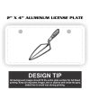 2" X 4" Aluminum License Plate  Thumbnail