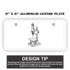 2" X 4" Aluminum License Plate  Thumbnail