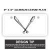 2" X 4" Aluminum License Plate  Thumbnail