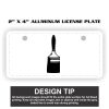 2" X 4" Aluminum License Plate  Thumbnail