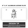 2" X 4" Aluminum License Plate  Thumbnail