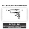 2" X 4" Aluminum License Plate  Thumbnail