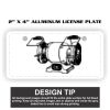2" X 4" Aluminum License Plate  Thumbnail